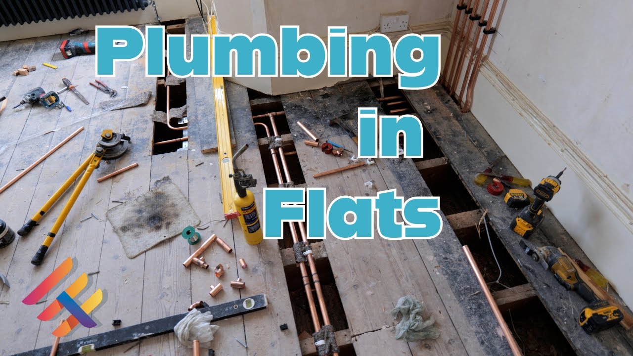 Plumbing in flats - Chrome pipework
