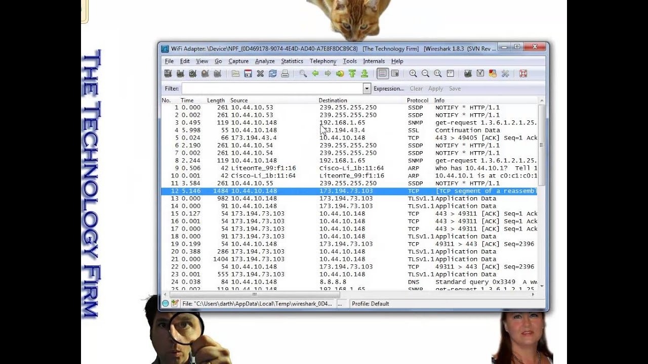 Export to CSV with Wireshark