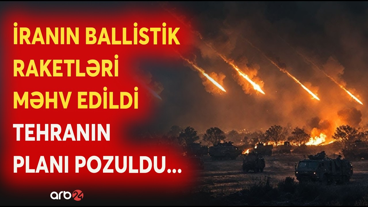 Tehranın planı FİYASKOYA UĞRADI! - HHM sistemləri İran raketlərini bir-bir vurdu - KRİTİK ƏMƏLİYYAT