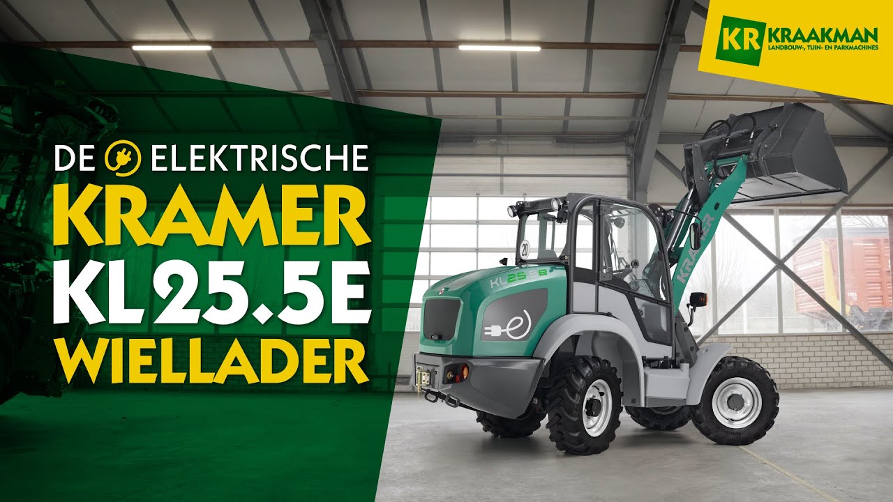 Kraakman Kennisbank: De Elektrische Kramer KL25.5E Wiellader
