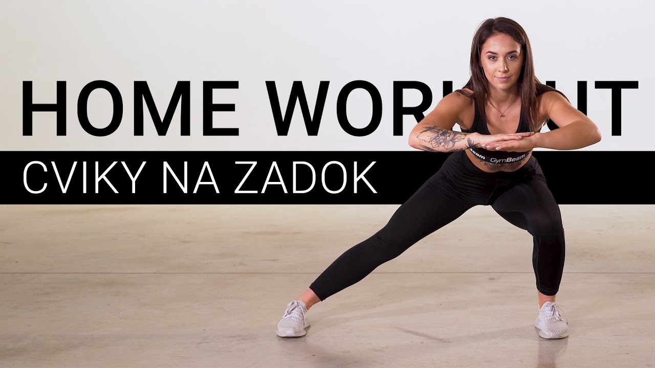 Home Workout 🍑 Cviky na pevný zadok s vlastnou váhou l GymBeam