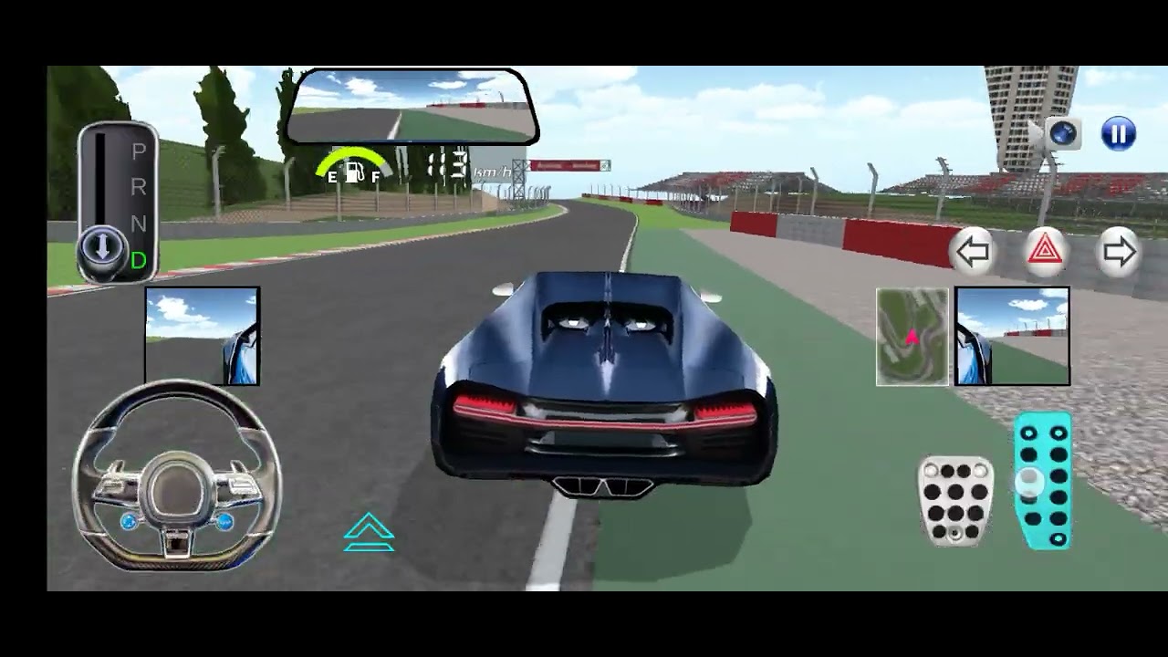 3D DRİVİNG CLASS ARABA OYUNU SERBEST SÜRÜŞ İZLE BUGATTİ 