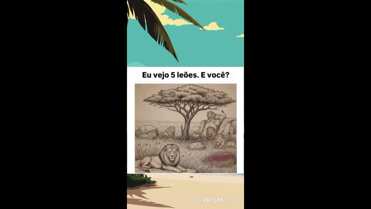 quantas 🦁 tem na imagem? Live...