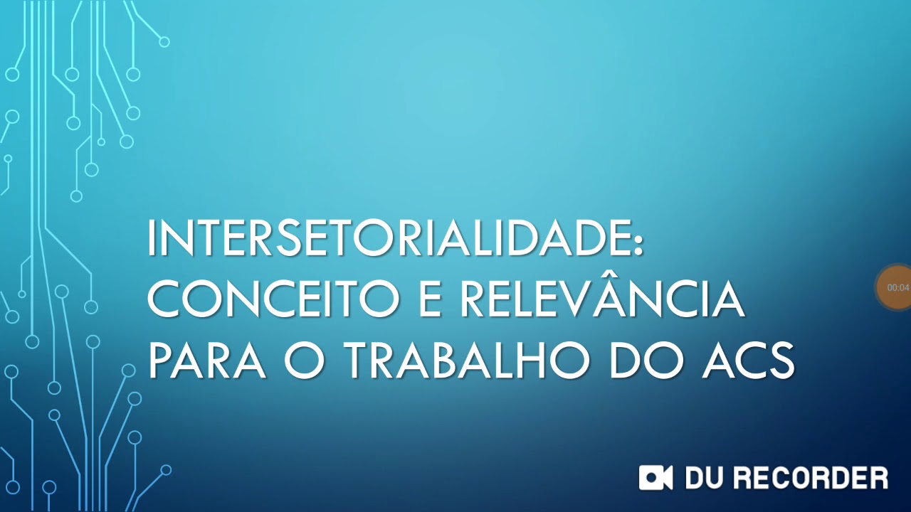 Intersetorialidade: conceito e relevância para o trabalho do ACS.
