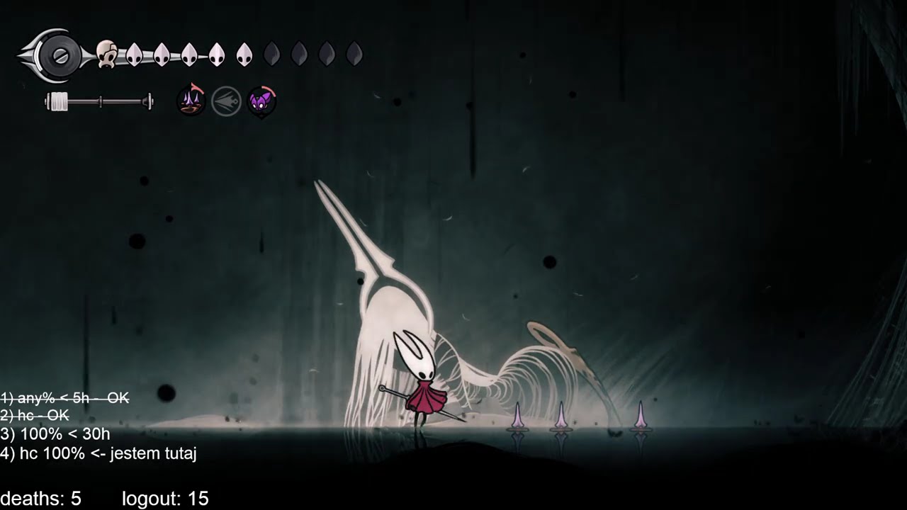 Silksong SteelSoul mode, Lost Lace boss fight, for 100% completion