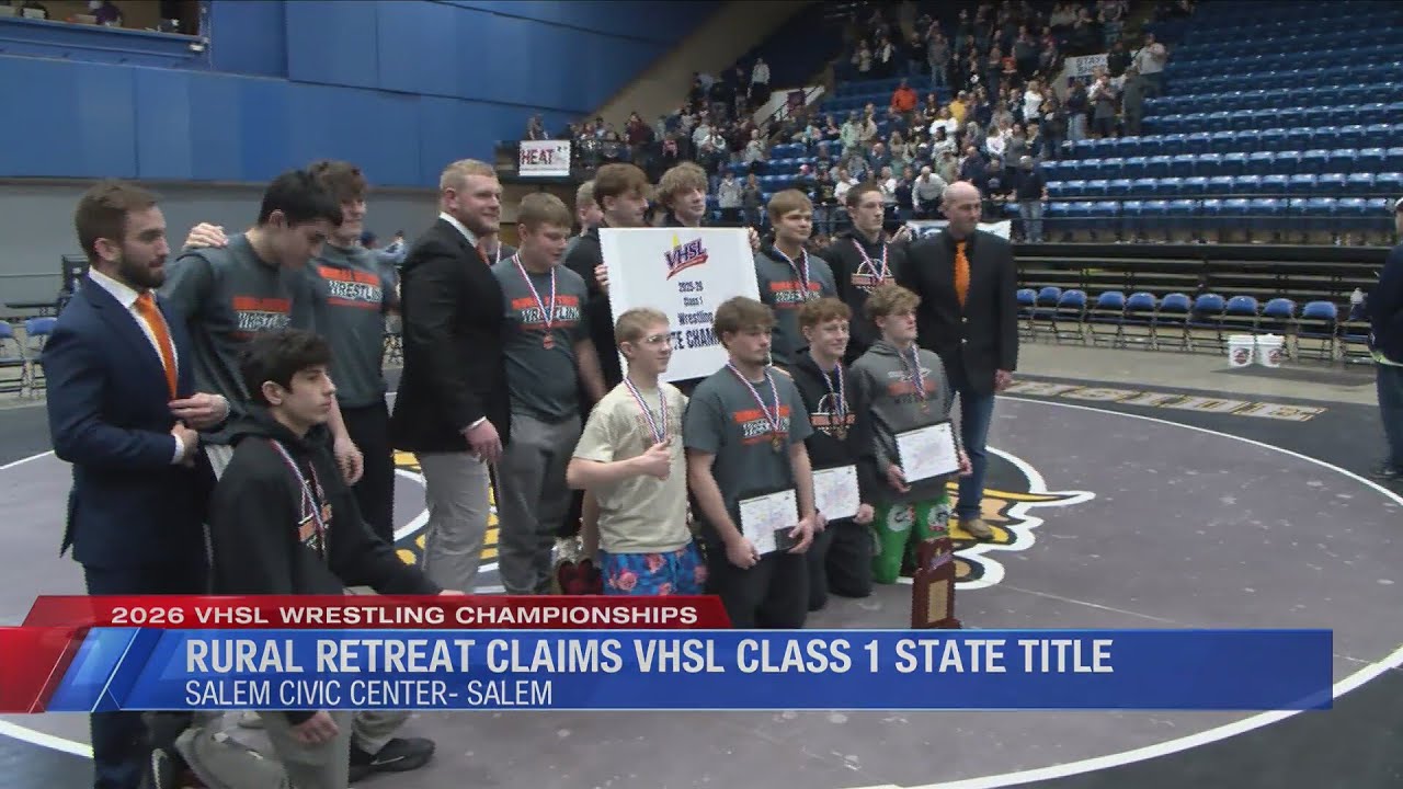 2026 VHSL wrestling championship roundup: Rural Retreat claims class 1 state title
