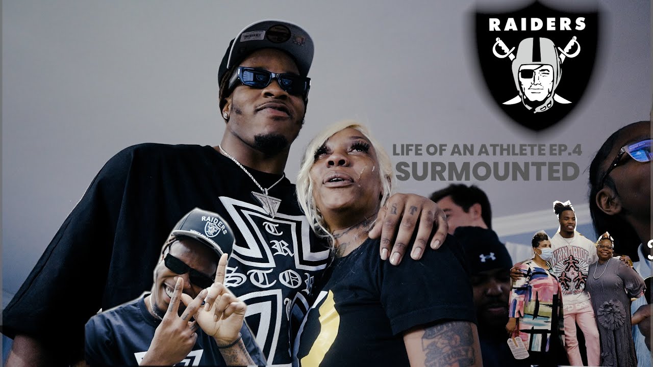 Las Vegas raiders  Dont'e Thornton draft vlog ,Life of an athlete episode.4 (surmounted)