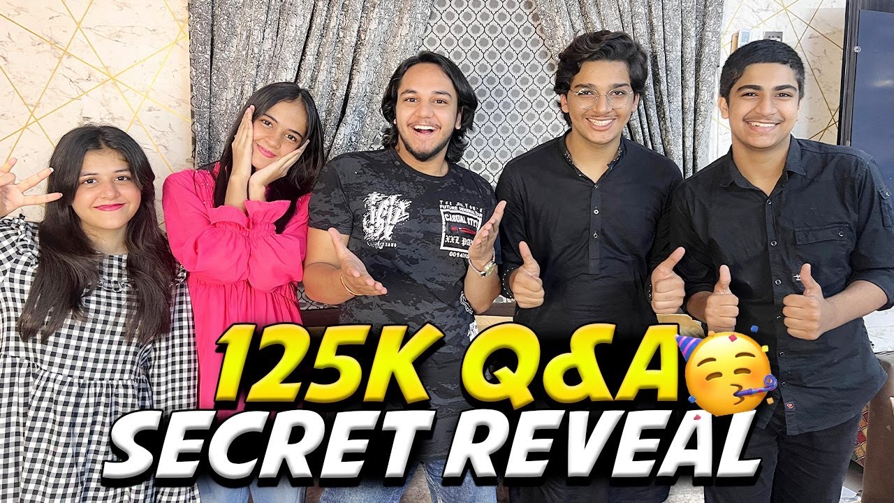 QnA ON 125K // SECRET REVEAL  @Cousinology shorts