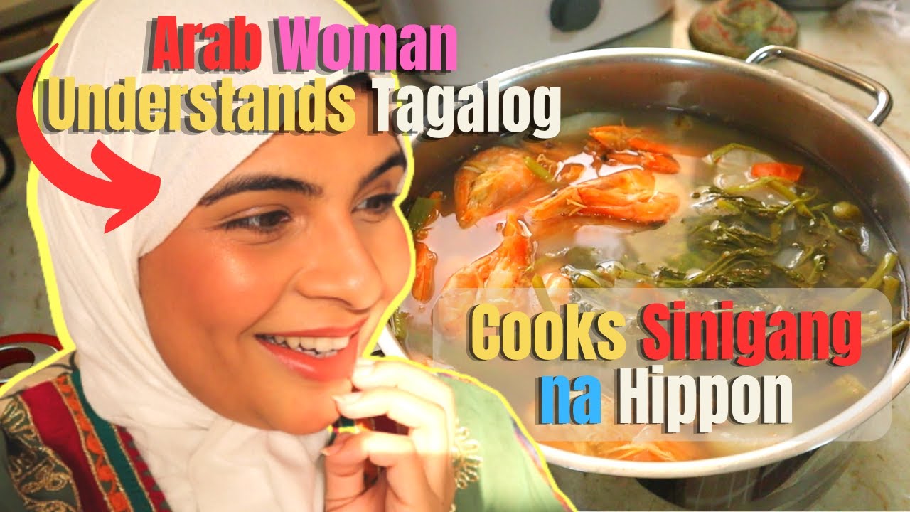 FILIPINA nanny teaches ARAB woman to COOK SINIGANG