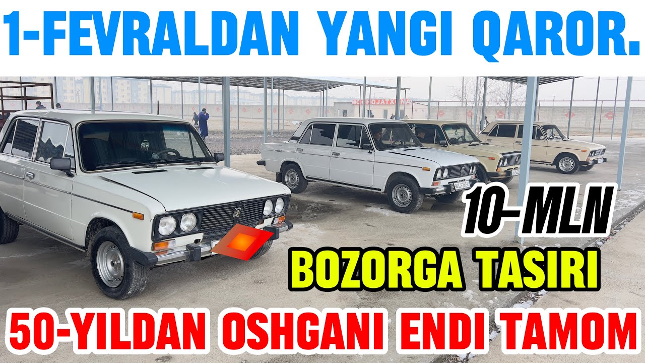 1-FEVRALDAN BOSHLAB CHIQGANIGA 50-YILDAN OSHGAN MASHINALAR ENDI TAMOM BOZORGA TASIRI SIRDARYO BOZORI