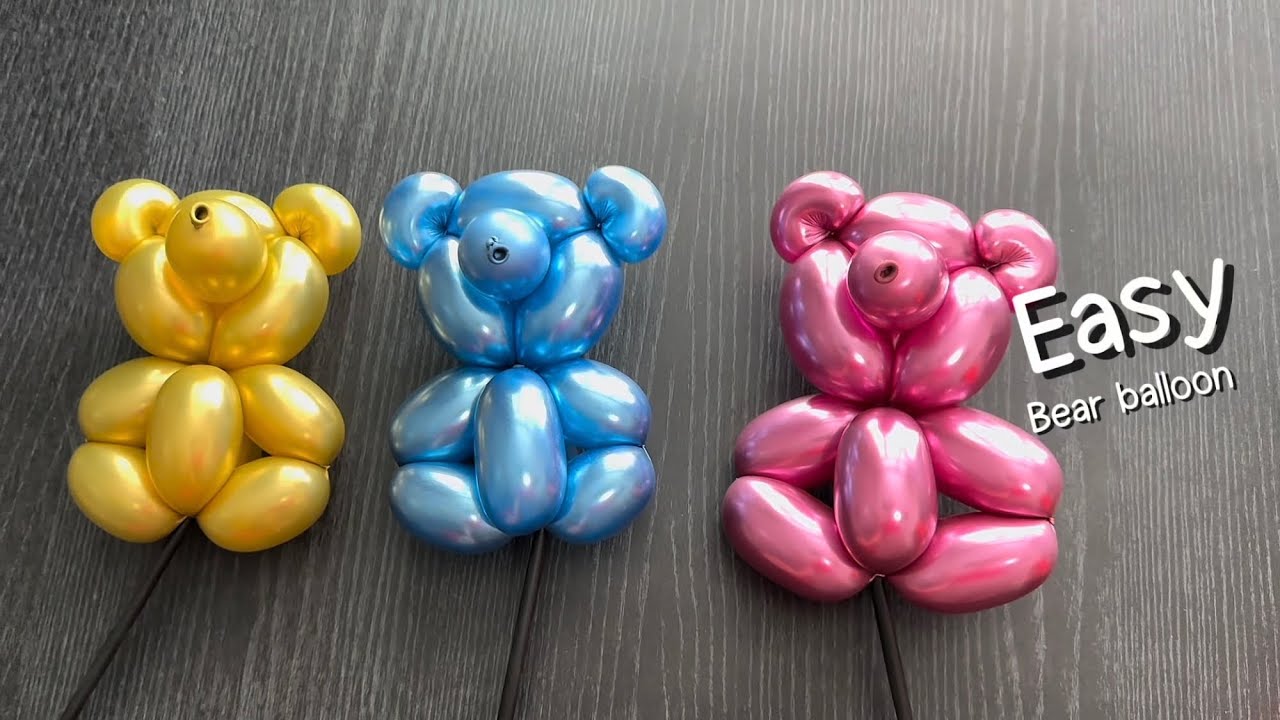 Teddy Bear -Balloon Animals バルーンアートの基本  (クマ)