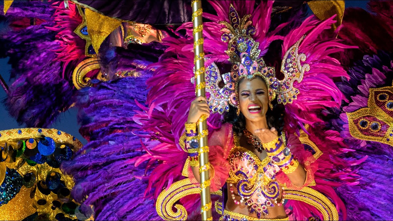 Carnaval de Panamá 2023 en Cinta Costera y Las Tablas - Desfile de Reinas. Programa de Carnaval.
