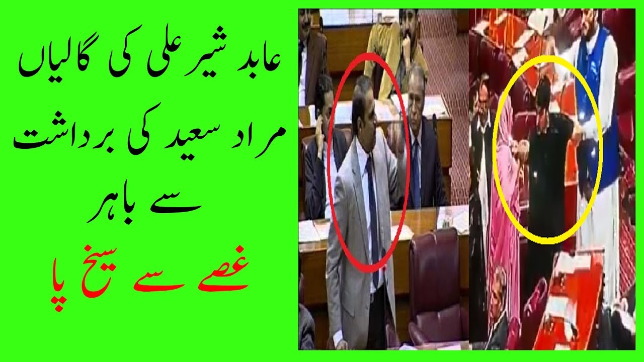 Full Video Of Murad Saeed And Abid Sher Fight In Assembly