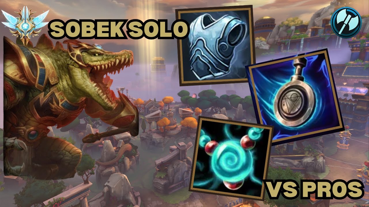 SOBEK SOLO AGAINST PROS - Smite 2 Grandmasters Sobek Solo
