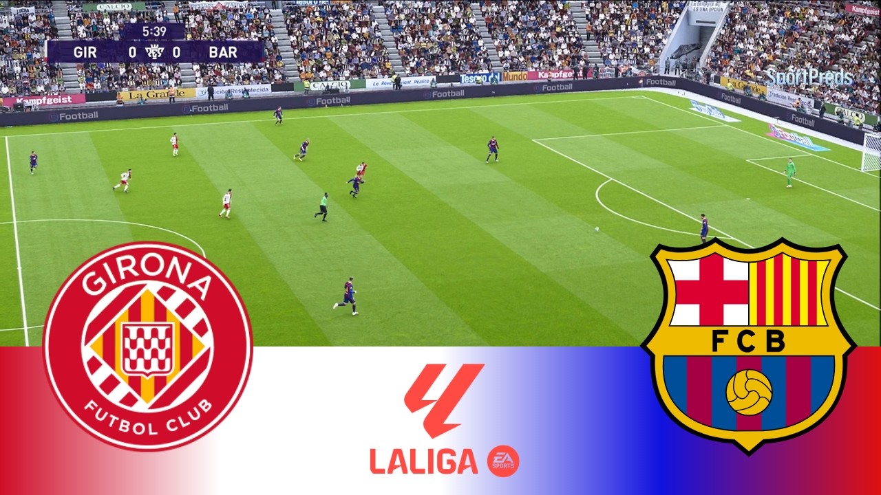 Girona vs Barcelona - La Liga 2025/26 | Full Match All Goals | PES 21 Gameplay