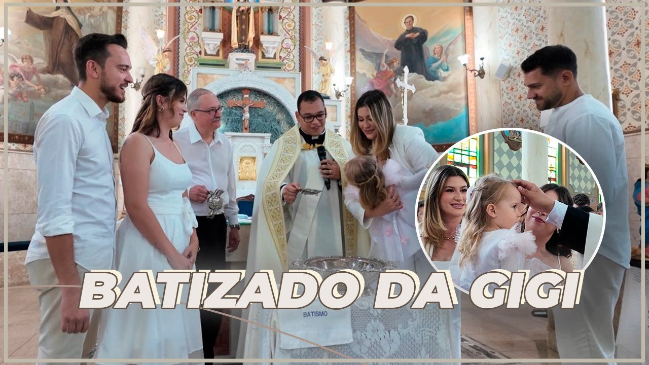 DIA DO BATIZADO DA GIGI + FESTA COM A FAMÍLIA