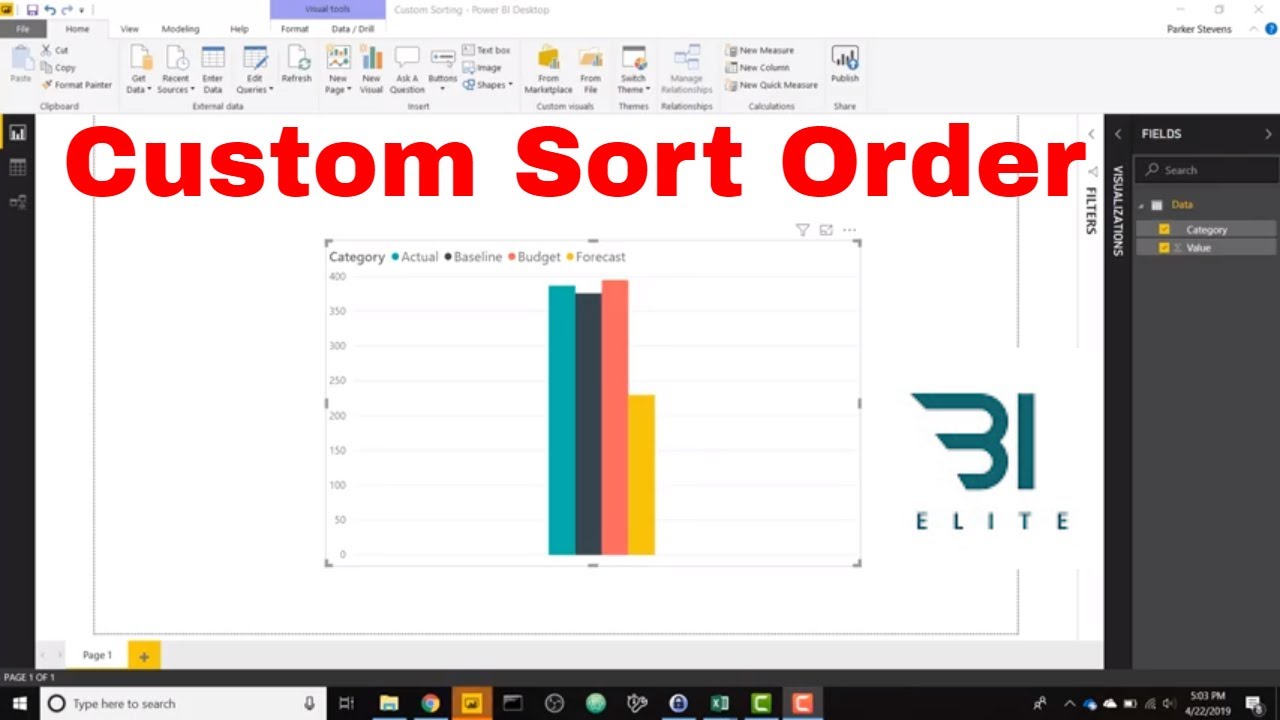 Power BI — настраиваемая сортировка за 3 простых шага!