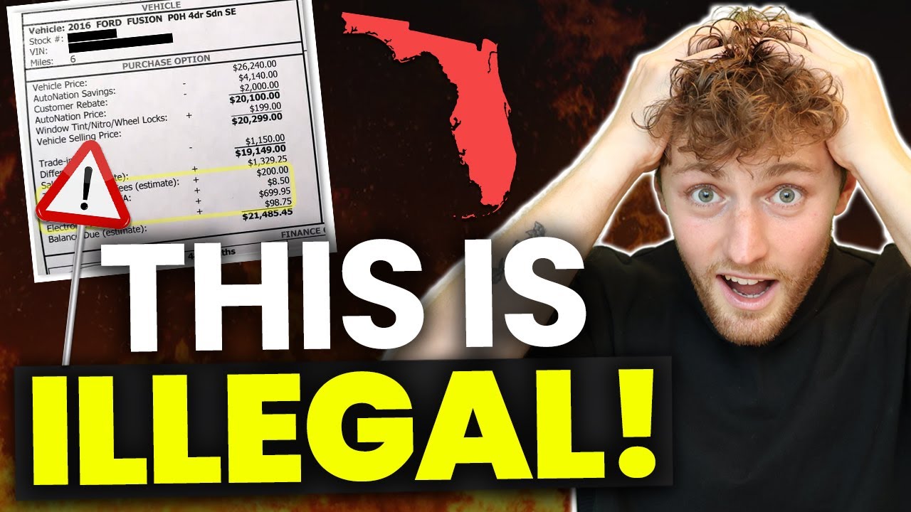 Customers Sue Florida Car Dealers Over ILLEGAL Fees (& WIN)