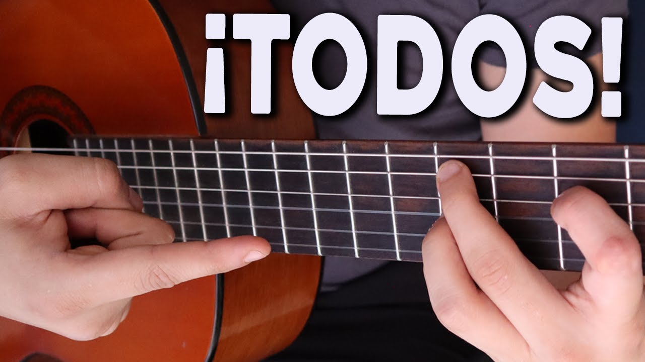 Aprender TODOS los acordes en GUITARRA? Fácil! No te compliques!