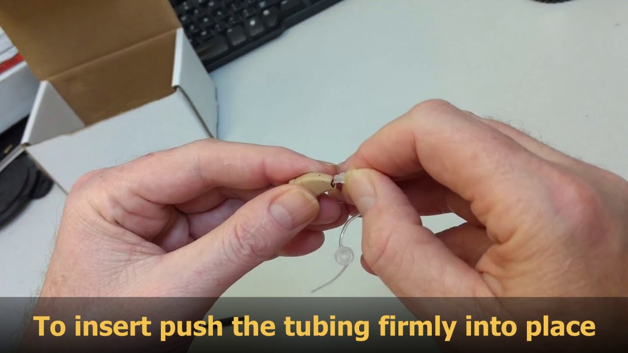 Audina Arro tubing removal and insertion