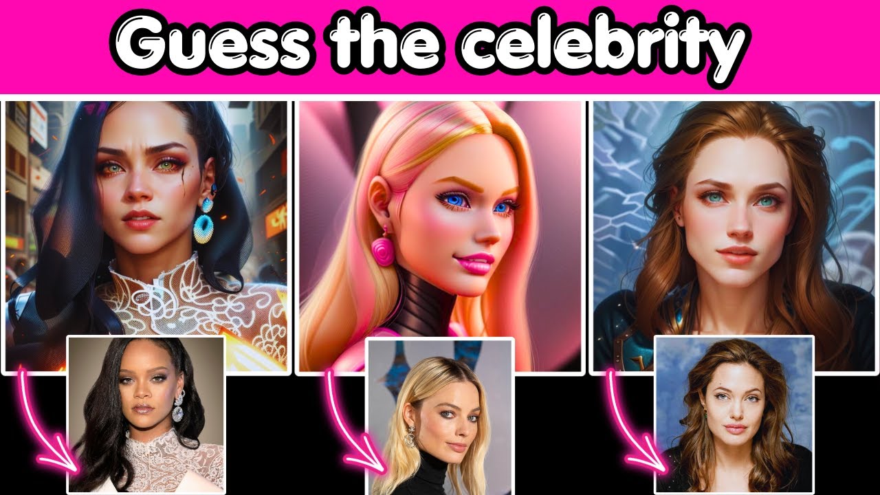 Challenge celebrities in masks! Guess the celebrity!