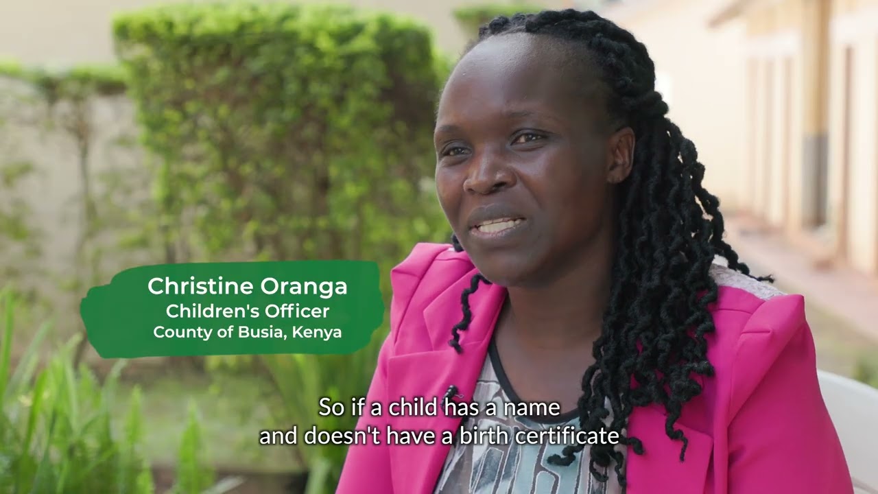 The promotion of health services and birth certificates for child protection in Busia County