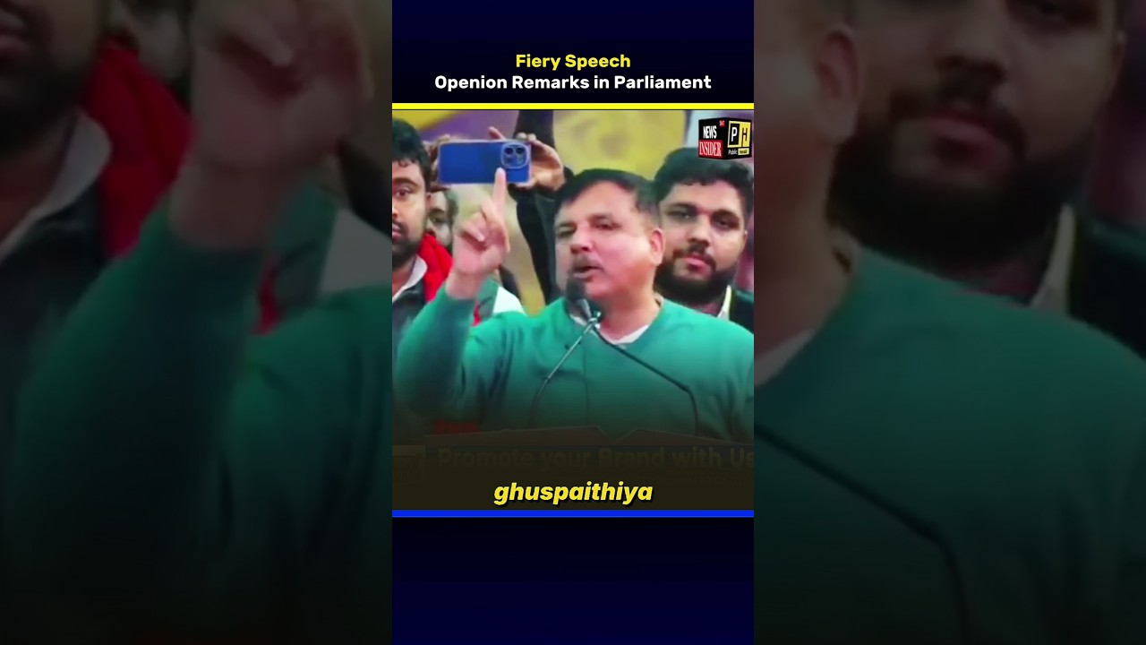 Sanjay Singh opening remarks in Parliament | Fiery Speech | Direct News