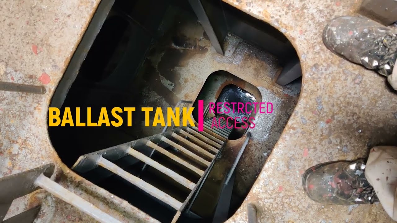 DANGEROUS PLACE ONBOARD SHIPS. BALLAST TANK (RESTRICTED ACCESS)