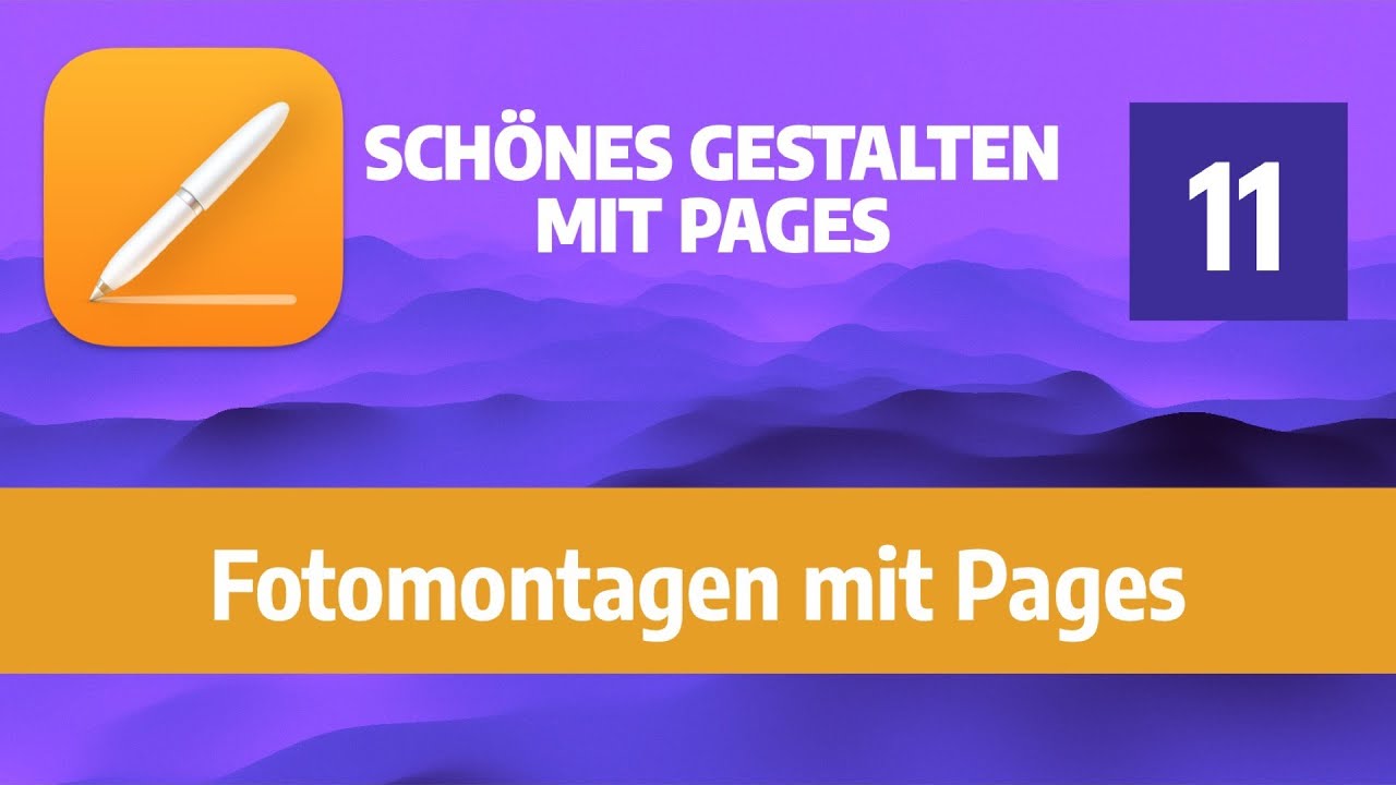 Fotomontagen mit Pages