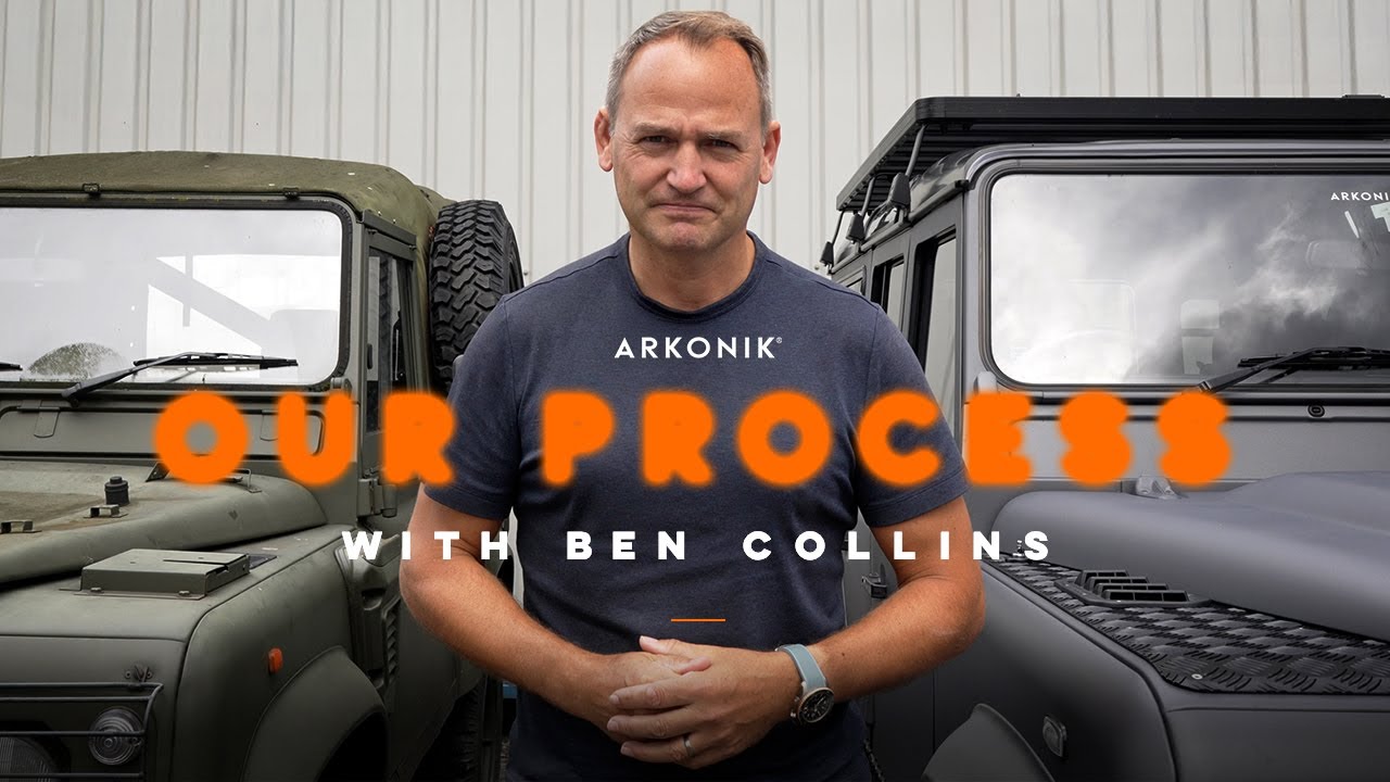 Arkonik Land Rovers through the eyes of the Motoring Legend; Ben Collins