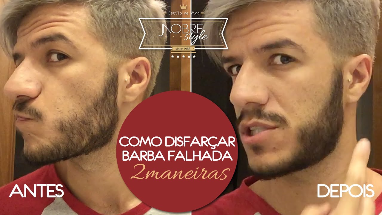TUTORIAL: Como disfarçar barba falhada | DUAS MANEIRAS