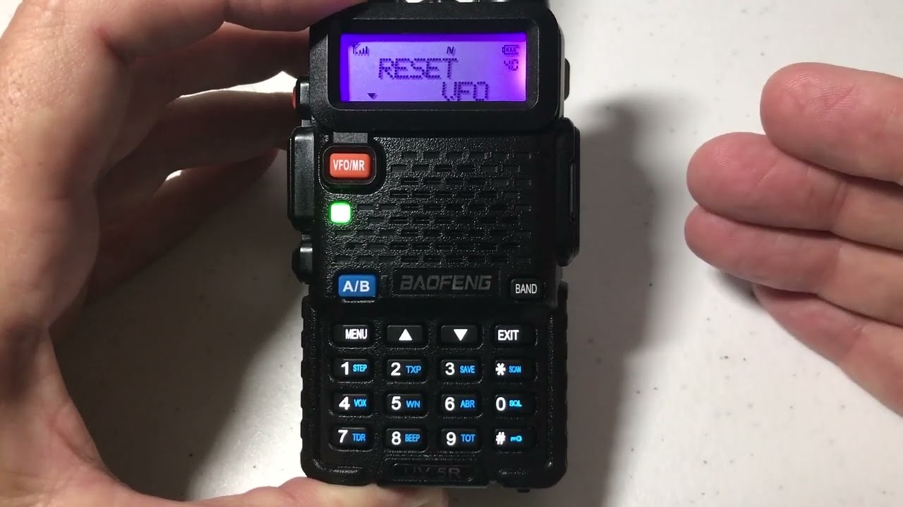 BAOFENG UV-5R | Jak przywr&oacute;cić ustawienia fabryczne