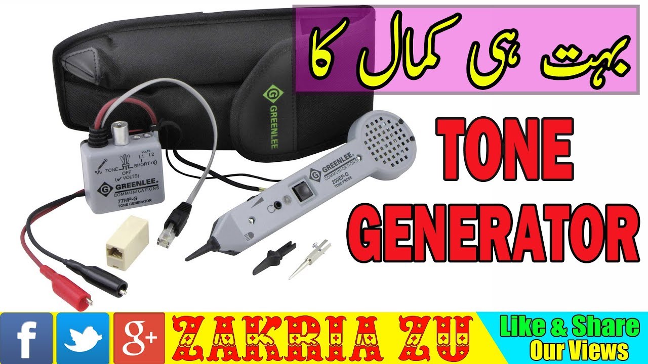 GreenLee Tone Generator Search Cable and Wire | Zakria ZU |