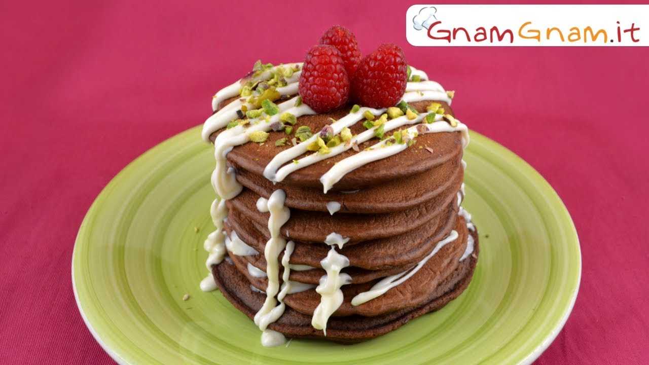 PANCAKES al CIOCCOLATO, per una colazione golosissima!
