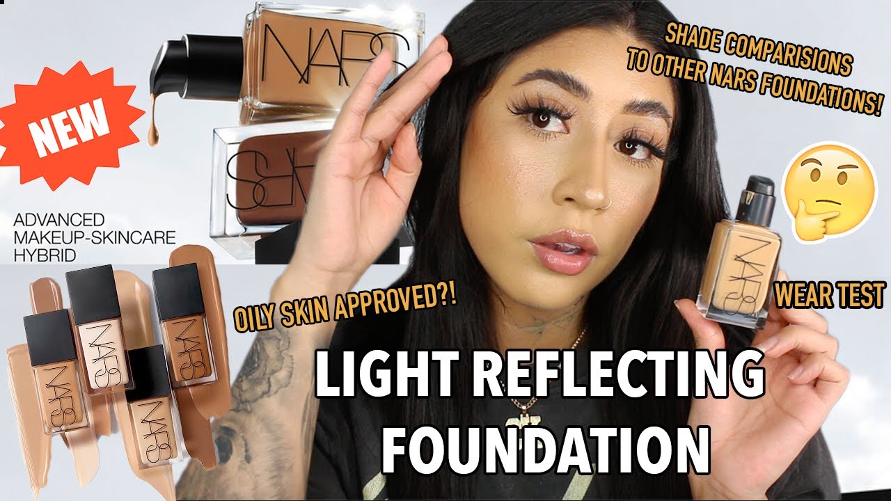 *NEW* NARS LIGHT REFLECTING FOUNDATION FIRST IMPRESSIONS + WEAR TEST *OILY SKIN?*