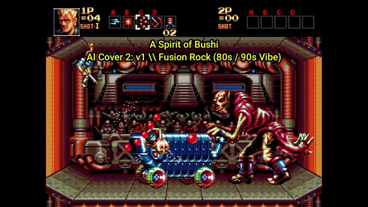 Contra: Hard Corps - A Spirit of Bushi [AI Cover 2: v1] \\ Fusion Rock (80s / 90s Vibe)