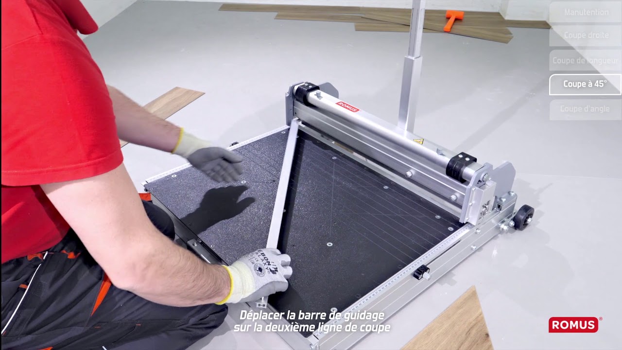 Présentation du massicot LP 650 de Romus.
