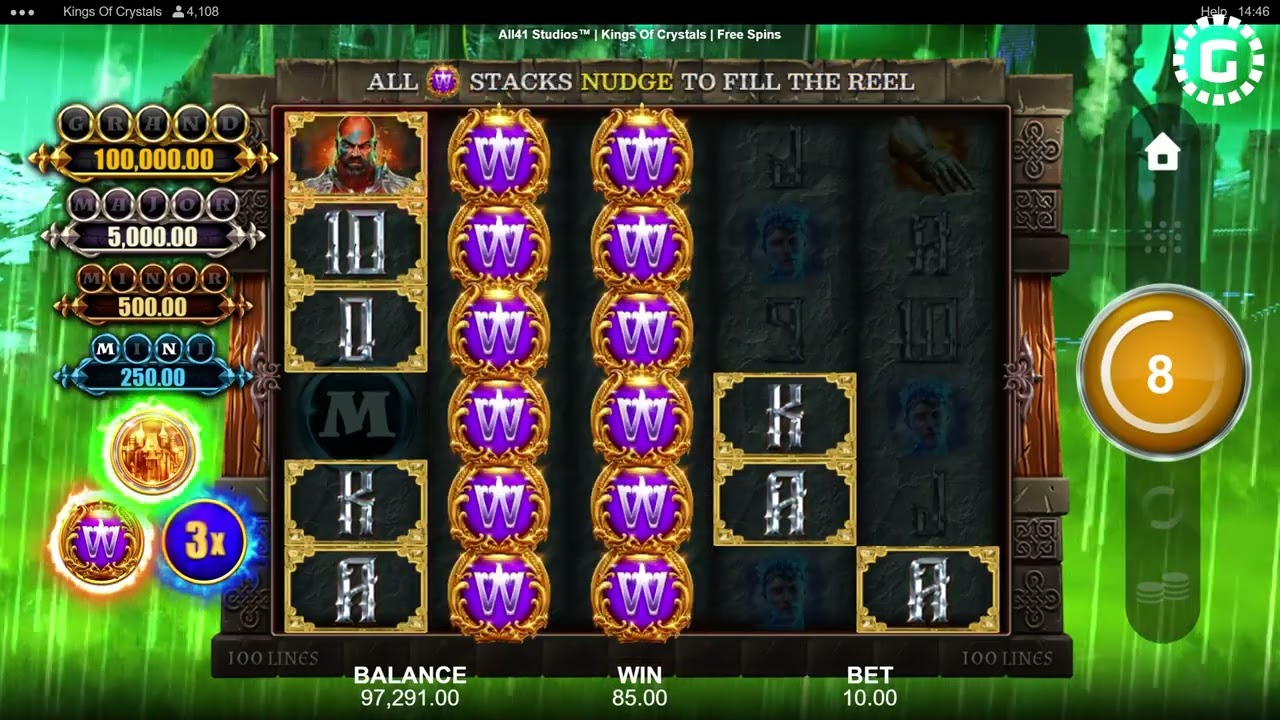 Kings of Crystals by All41 Studios Slot Features | GamblerID