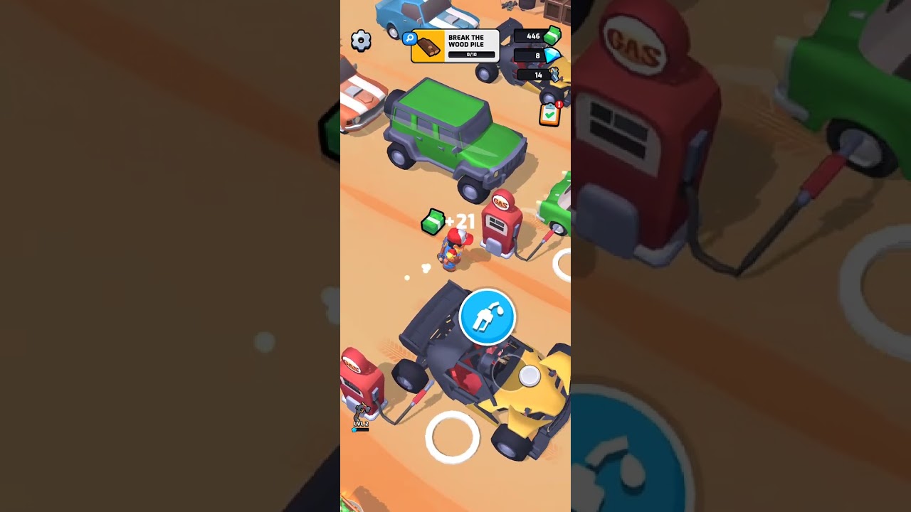Gas Station IDLE Gameplay