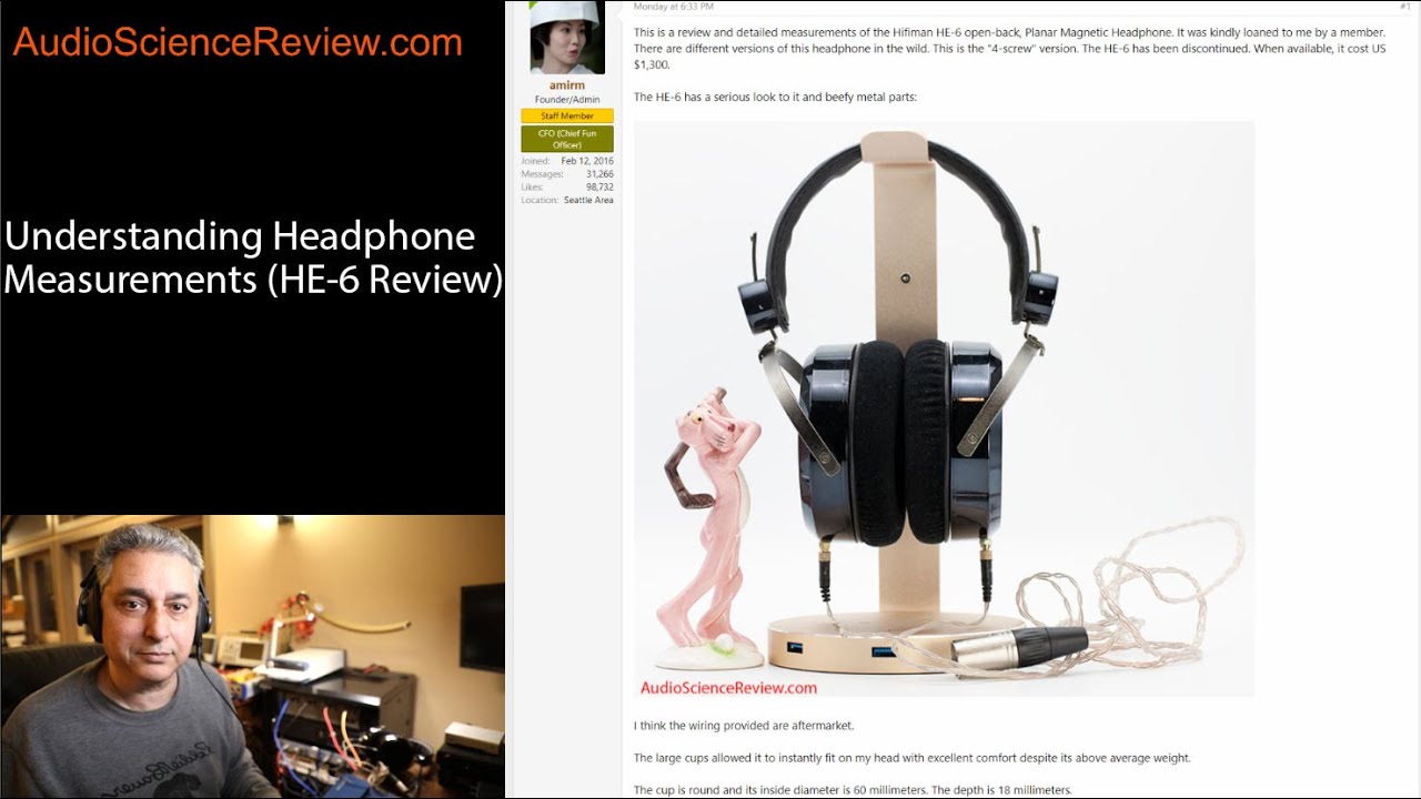 Understanding Headphone Measurements & Hifiman HE-6 Review