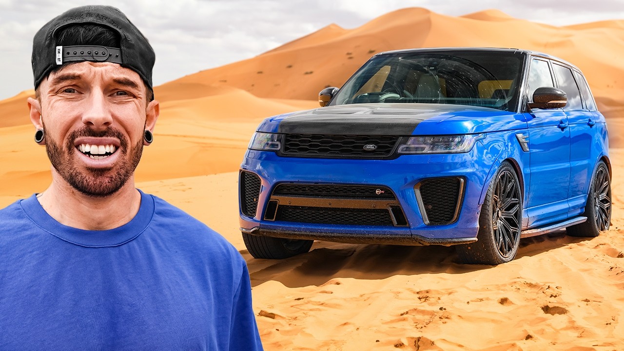 DRIVING TO THE DESERT IN A WRECKED RANGE ROVER I REBUILT