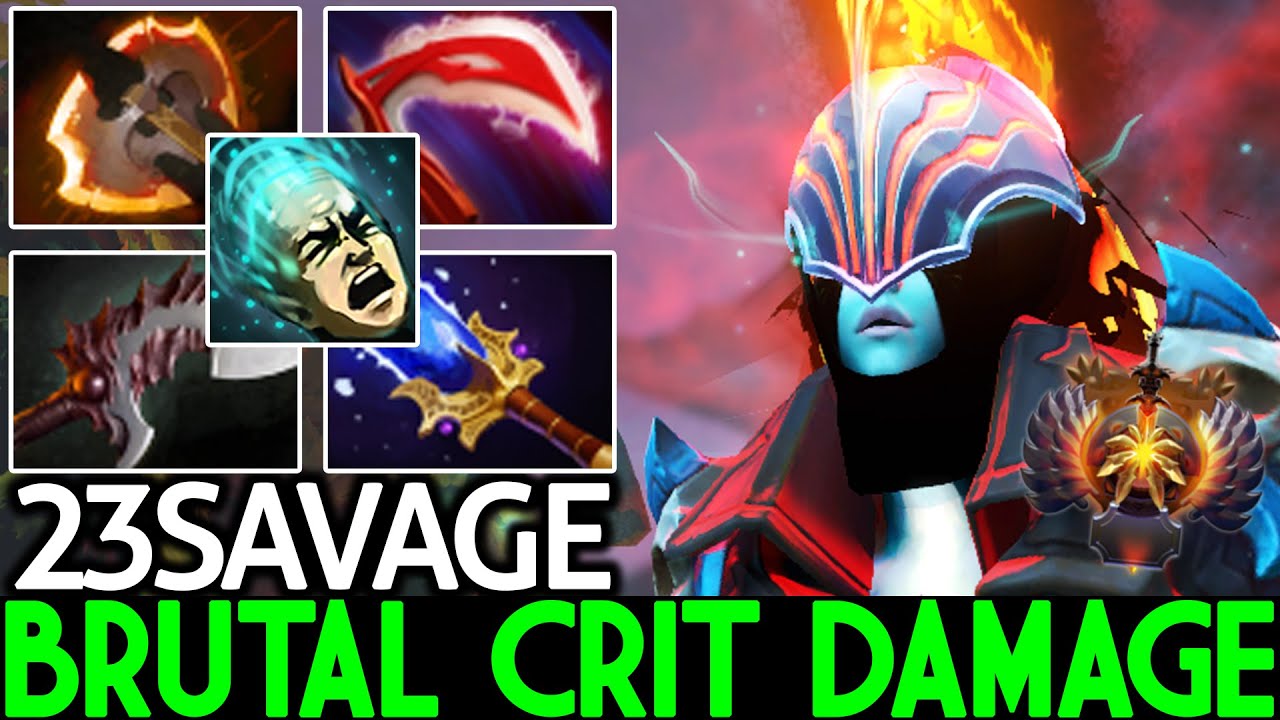 23SAVAGE [Phantom Assassin] Brutal Crit Damage This Build is Strong Dota 2
