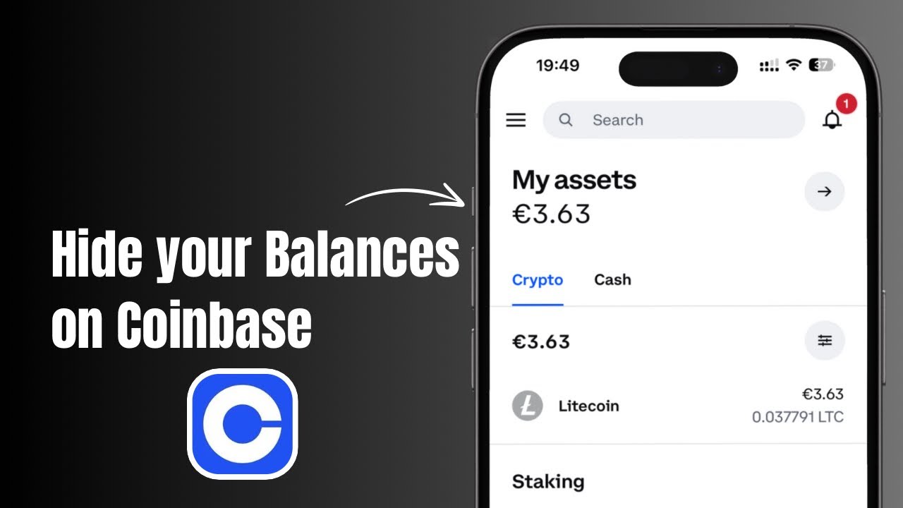 How to Hide Your Balances on Coinbase? (Hide My Assets) 
