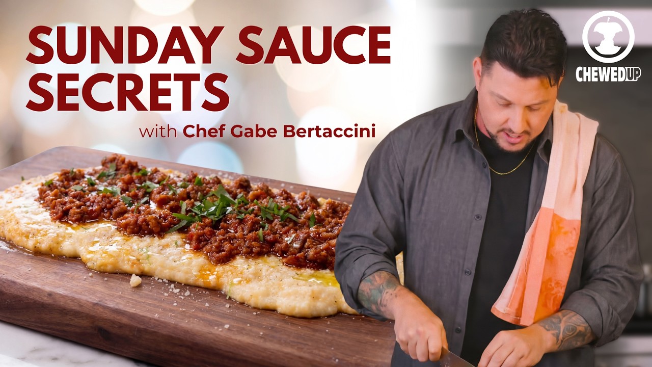 Sunday Sauce, Strong Opinions & Chef Gabe Bertaccini