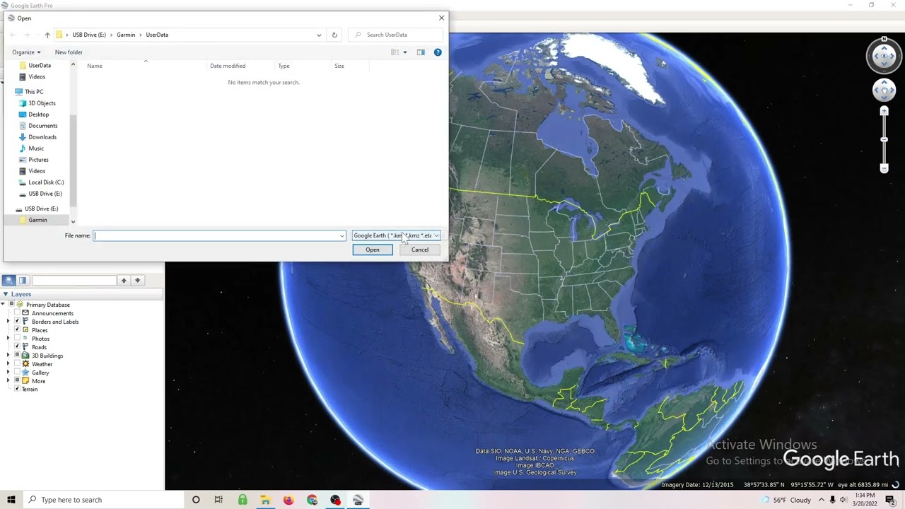 How to view waypoints on Google Earth Pro