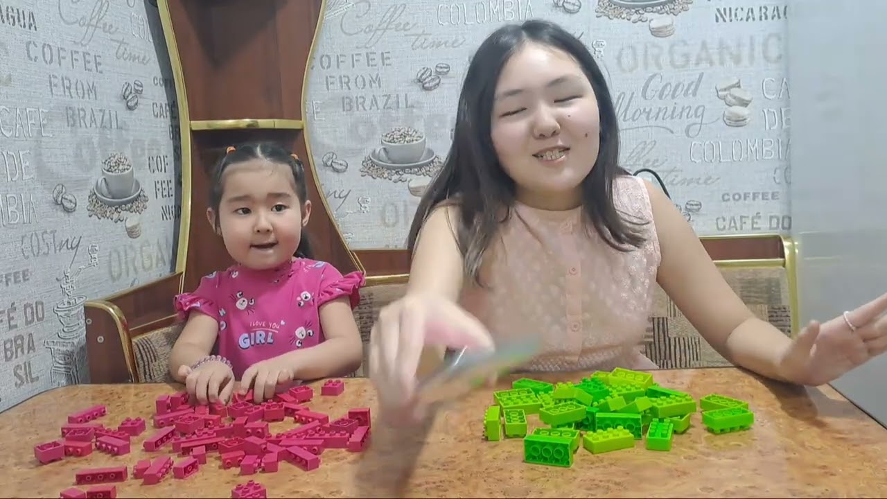 Лего челлендж с сестрёнкой ❤️ / aizere_hello ❤️