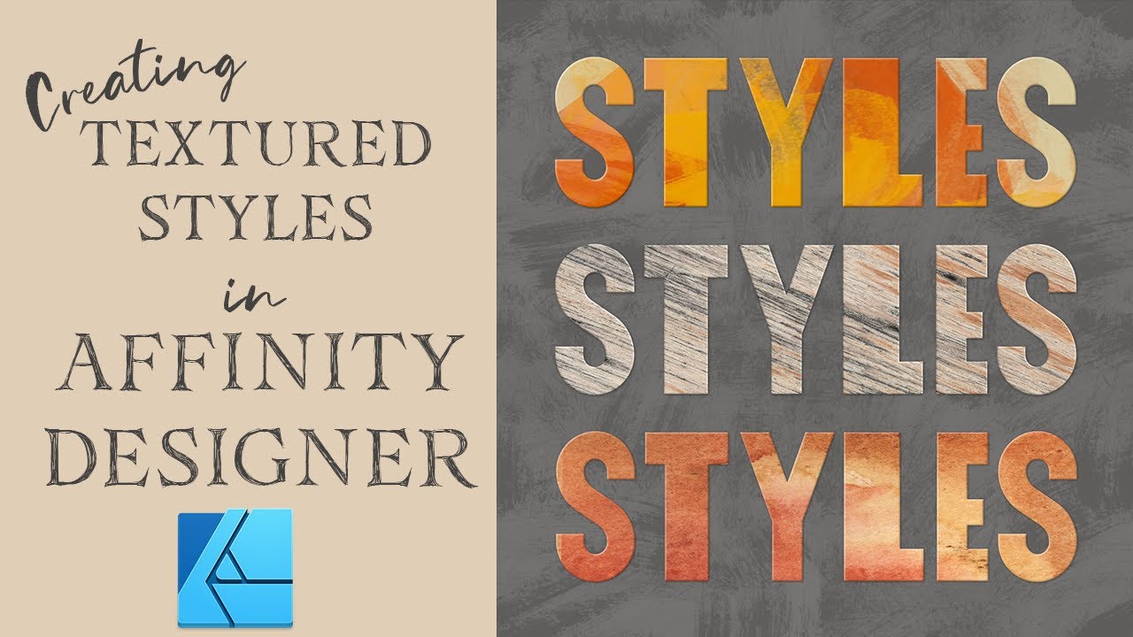 AFFINITY DESIGNER FOR IPAD | Textured Styles Tutorial | Vector Digital Artwork | Beginner Friendly