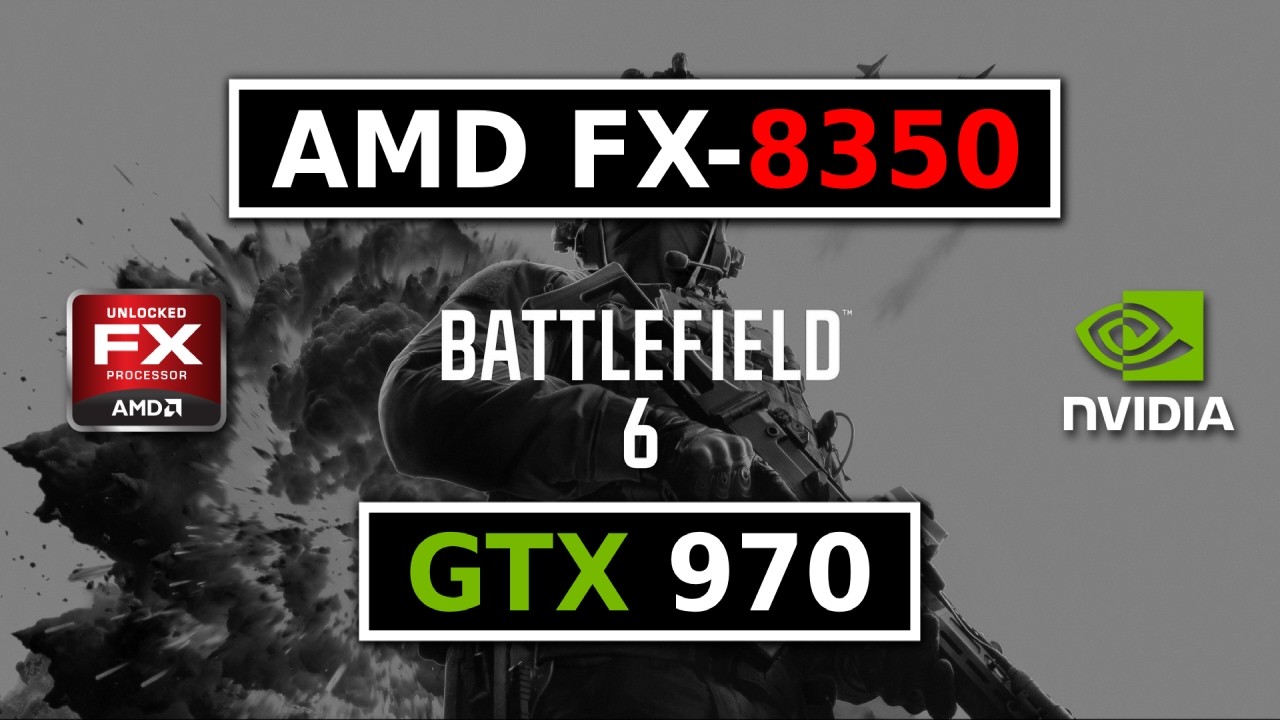 BATTLEFIELD 6 - AMD FX-8350 + GTX 970 - Multiplayer - Team Deathmatch | FSR 