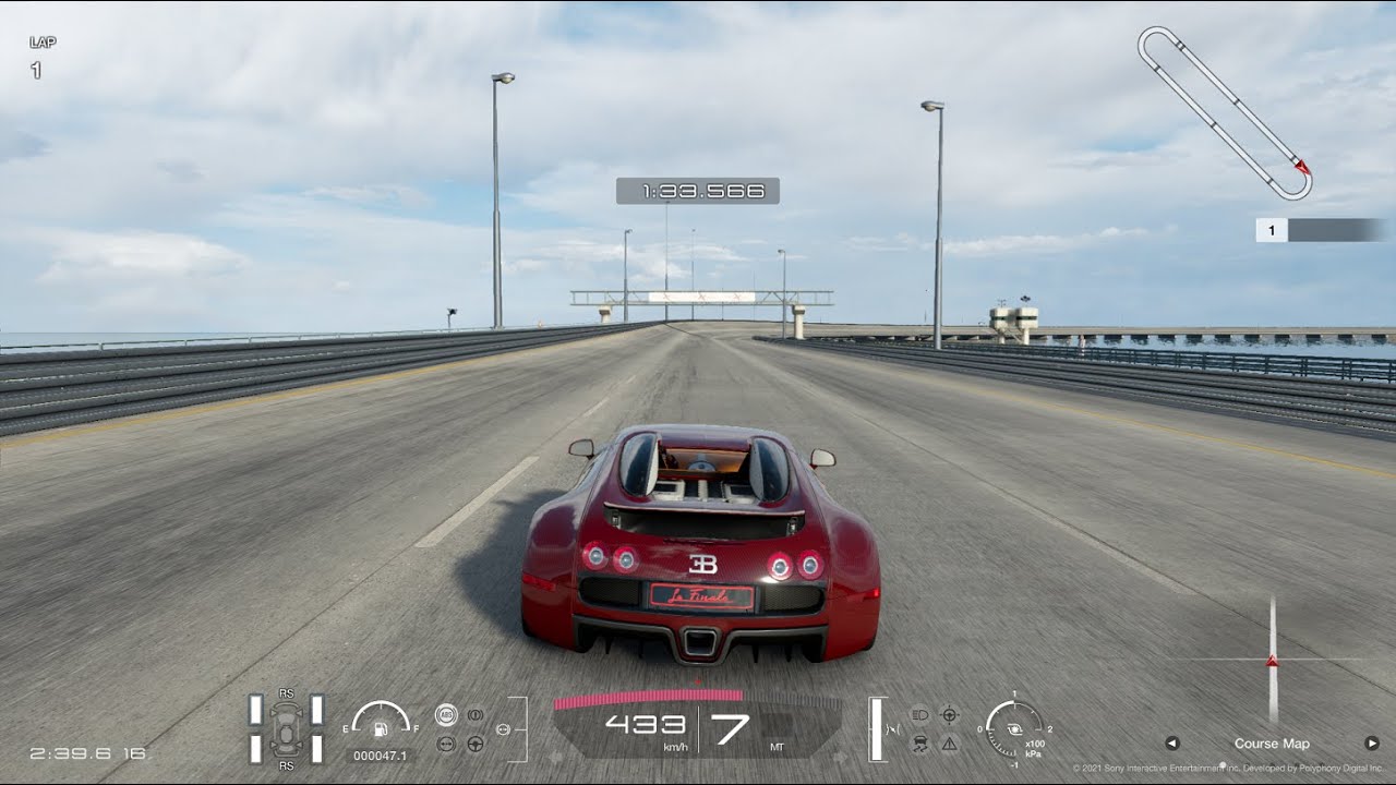 Gran Turismo Sport | Bugatti Veyron 16.4 Supersport La Finale HP1135 Top Speed Km/h 433 Mph 269