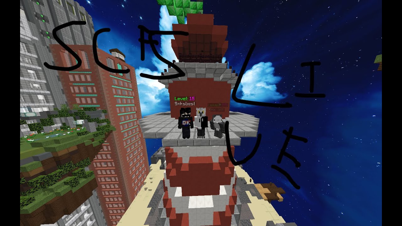 Playing Bedwars on Hypixel | Smksbest ZetsuPlayz Kk_HR